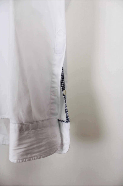 CAMISA OXFORD EFECTO LAVADO BLANCO PATADEGAYO
