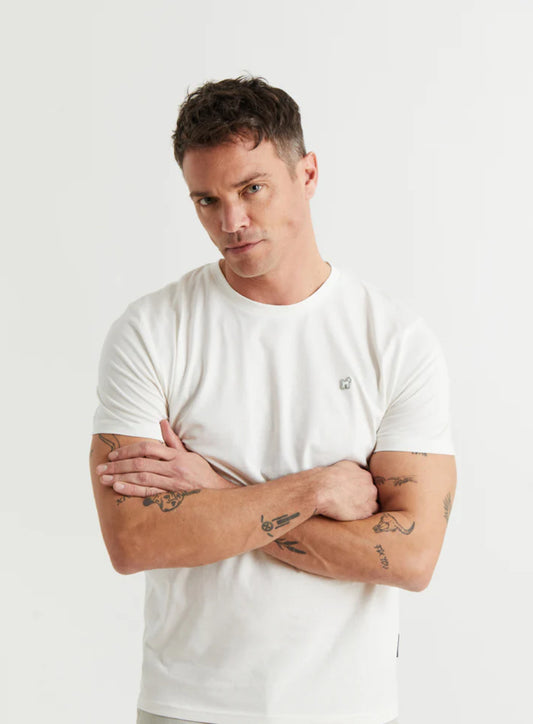 CAMISETA LOGO CLÁSICA BLANCO ROTO