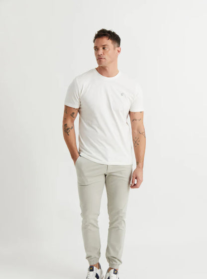 CAMISETA LOGO CLÁSICA BLANCO ROTO