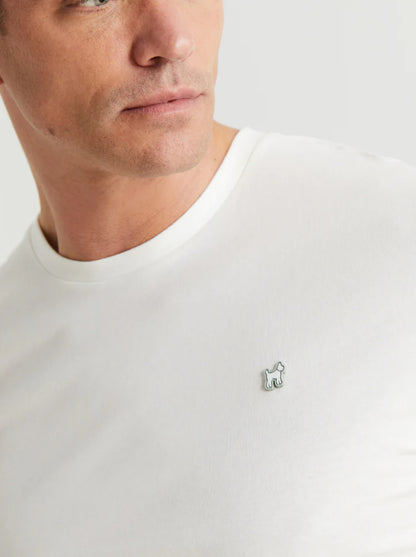 CAMISETA LOGO CLÁSICA BLANCO ROTO