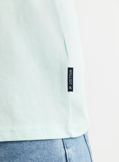 CAMISETA LOGO CLÁSICA TURQUESA WILLIOT