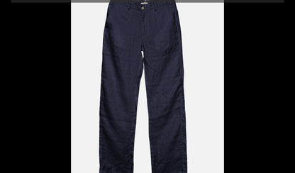 PANTALON LINO CON PINZAS BLUE COAST