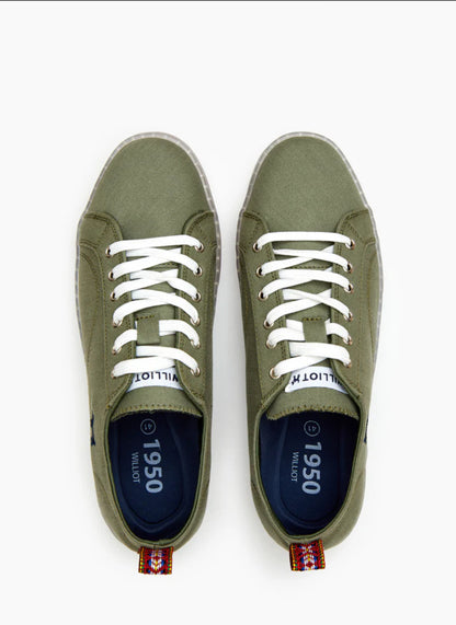 ZAPATILLA LONA ÉTNICA KHAKI