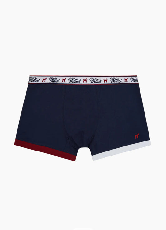 BOXER LISO MARINO WILLIOT
