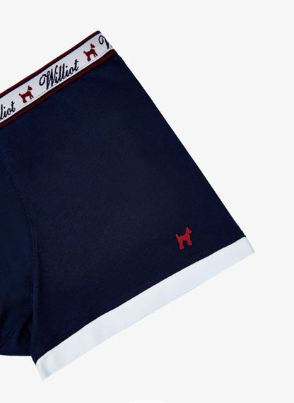 BOXER LISO MARINO WILLIOT