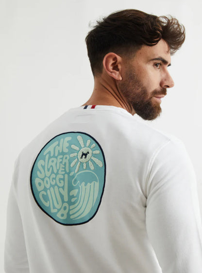 SUDADERA SURFER DOGGY CLUB BLANCA WILLIOT