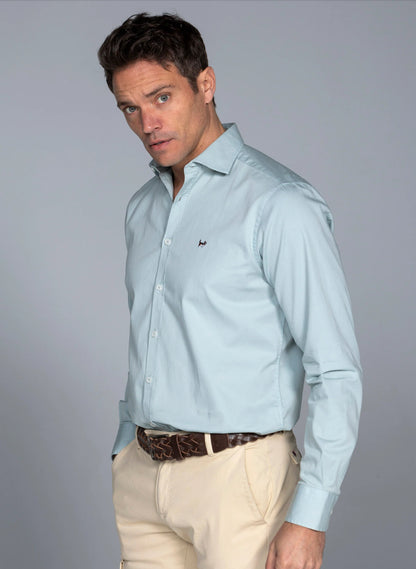 CAMISA GARMENT DYED LAVANDA ALBERT BRANDON