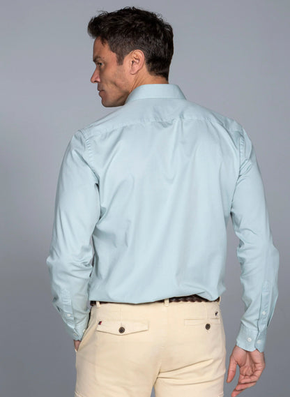 CAMISA GARMENT DYED LAVANDA ALBERT BRANDON