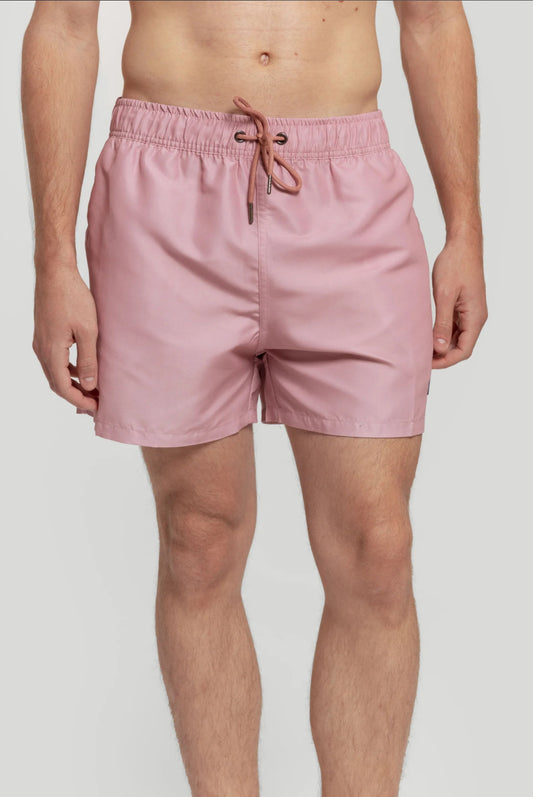 BAÑADOR LISO ROSA A LA VAQUERA