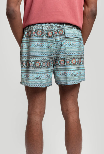 BAÑADOR ESTAMPADO ECLECTICO A LA VAQUERA