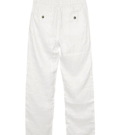 PANTALON LINO CON PINZAS DELANTERA BLUE COAST BLANCO