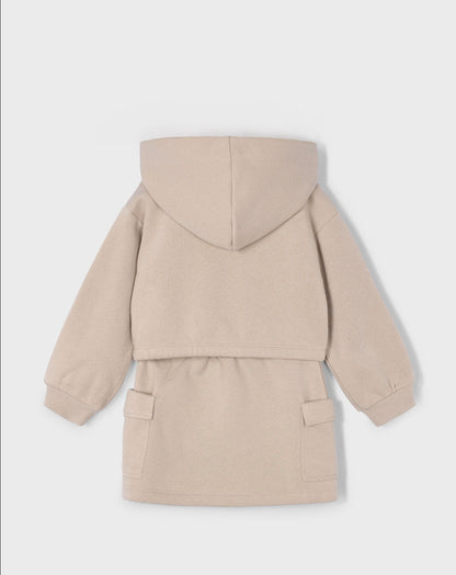 CONJUNTO SUDADERA Y FALDA CARGO MAYORAL NIÑA