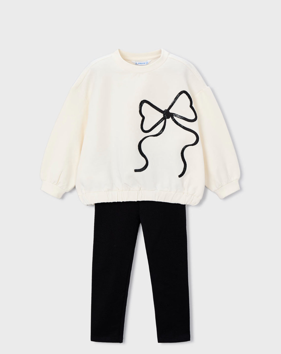 CONJUNTO LEGGINS Y SUDADERA LAZO MAYORAL NIÑA