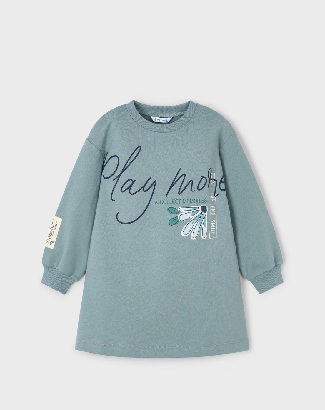 VESTIDO FELPA GRAFICA MAYORAL NIÑA