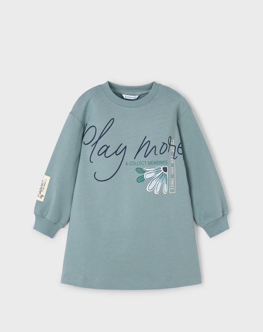 VESTIDO FELPA GRAFICA MAYORAL NIÑA