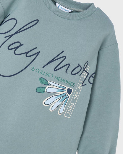 VESTIDO FELPA GRAFICA MAYORAL NIÑA