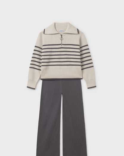 CONJINTO 7583 PANTALON Y JERSEY RAYAS MAYORAL NIÑA
