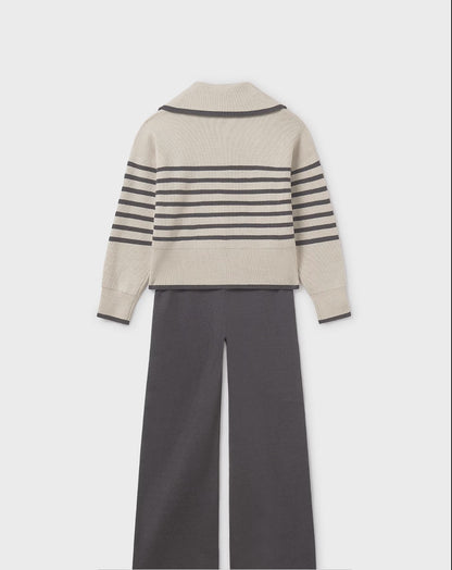 CONJINTO 7583 PANTALON Y JERSEY RAYAS MAYORAL NIÑA