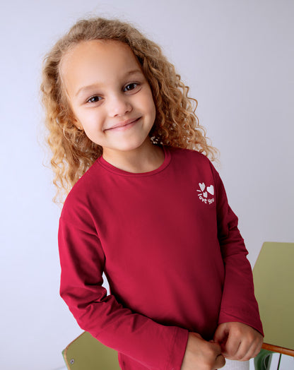 CAMISETA GRAFICA M/L MAYORAL NIÑA