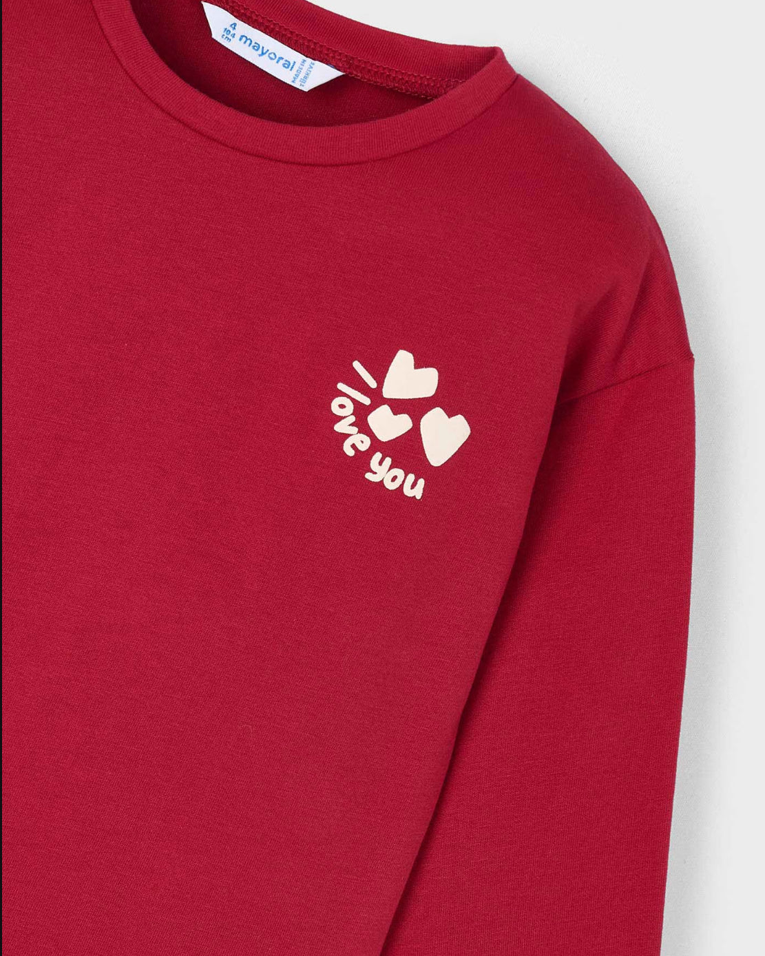CAMISETA GRAFICA M/L MAYORAL NIÑA