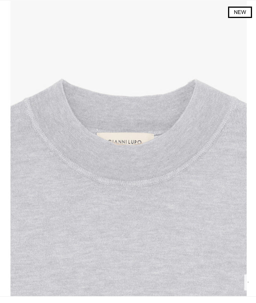 JERSEY C/PERKING GRIS GIANNI LUPO