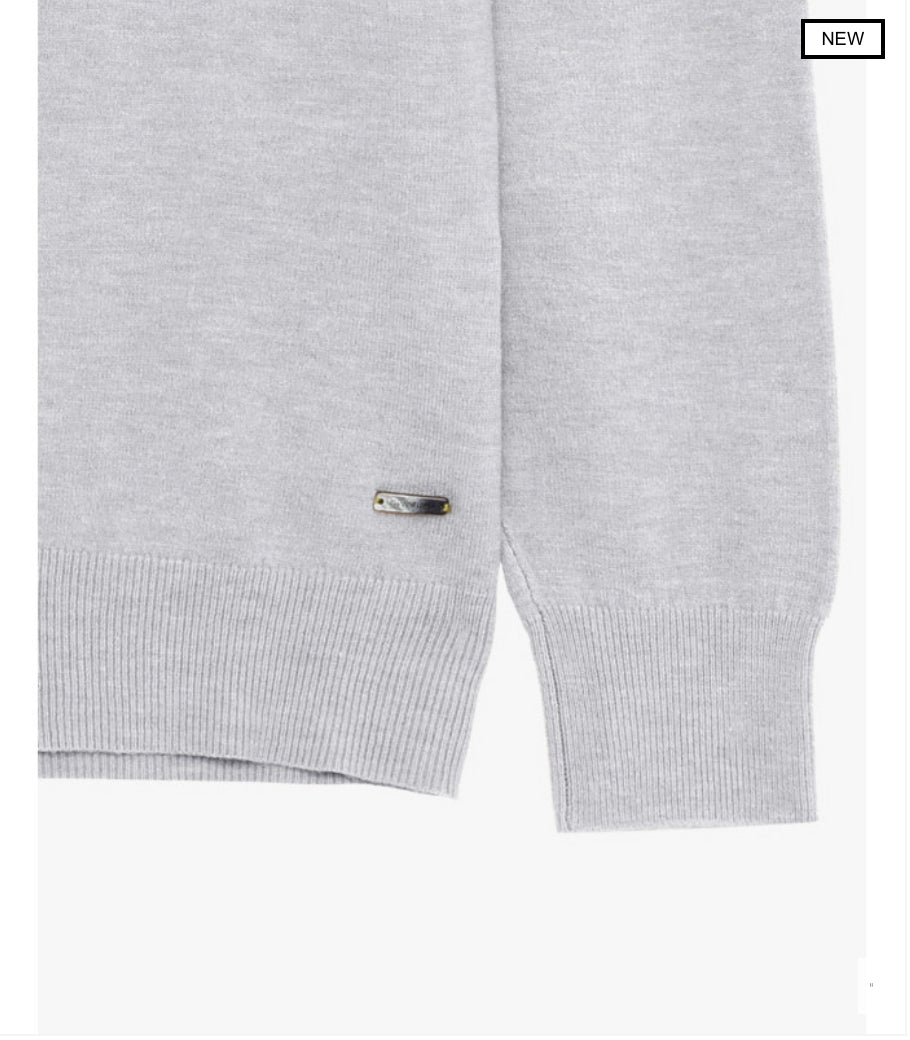 JERSEY C/PERKING GRIS GIANNI LUPO