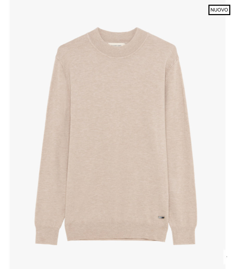 JERSEY C/PERKING BEIGE GIANNI LUPO