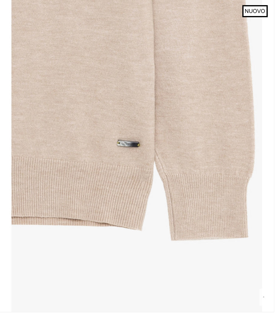 JERSEY C/PERKING BEIGE GIANNI LUPO
