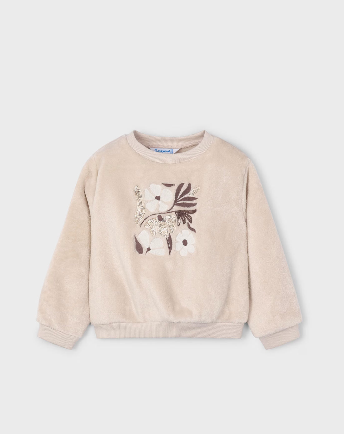 SUDADERA PELOS 4432 FLORES MAYORAL NIÑA