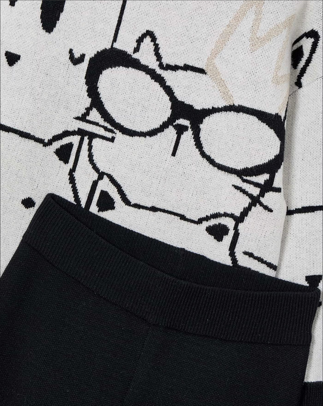 CONJUNTO 4583 JERSEY Y PANTALON PUNTO ESTAMPADO MAYORAL NIÑA