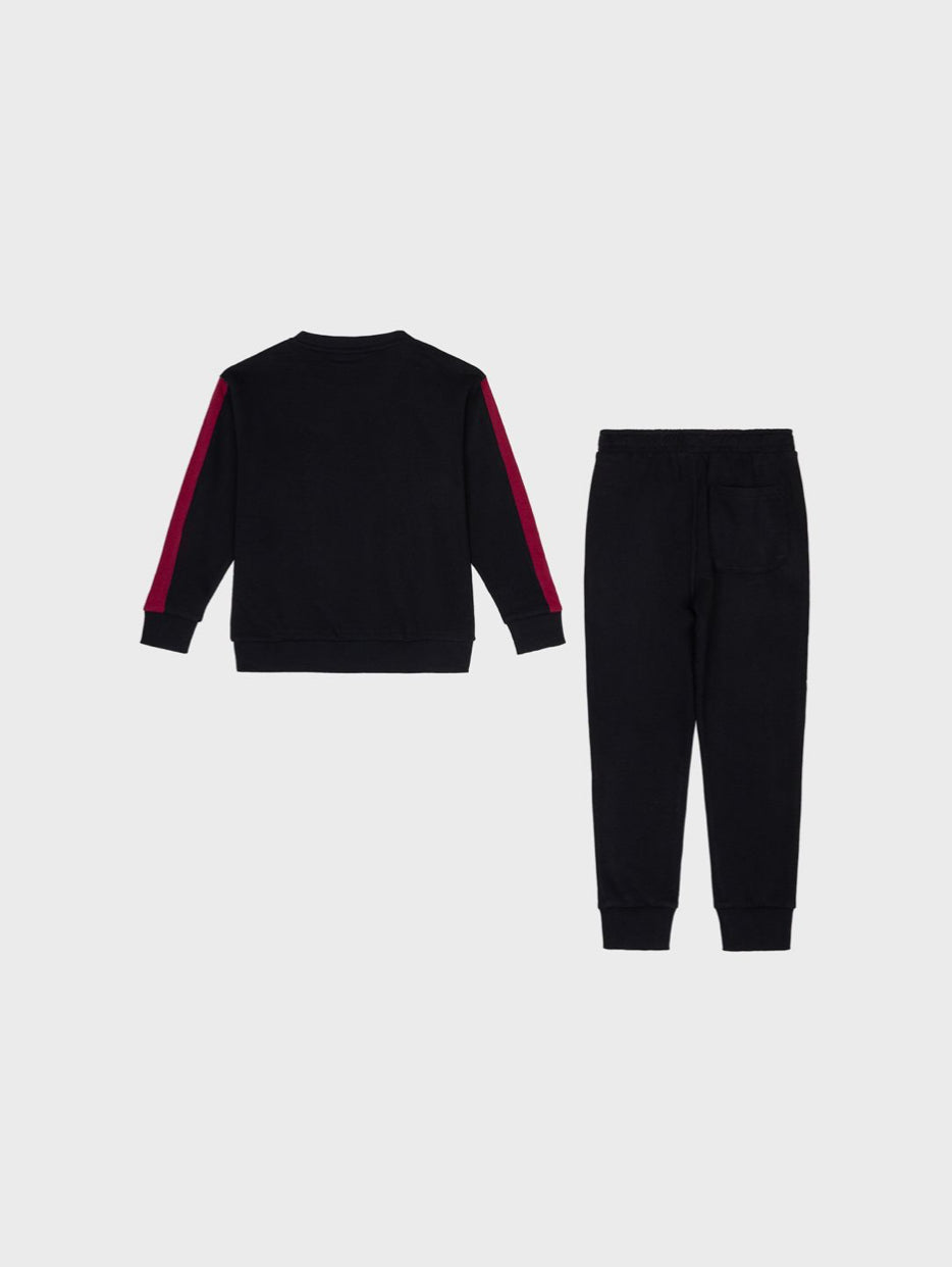 CONJUNTO CORES DOS PIEZAS NEGRO ATIVO NIÑO
