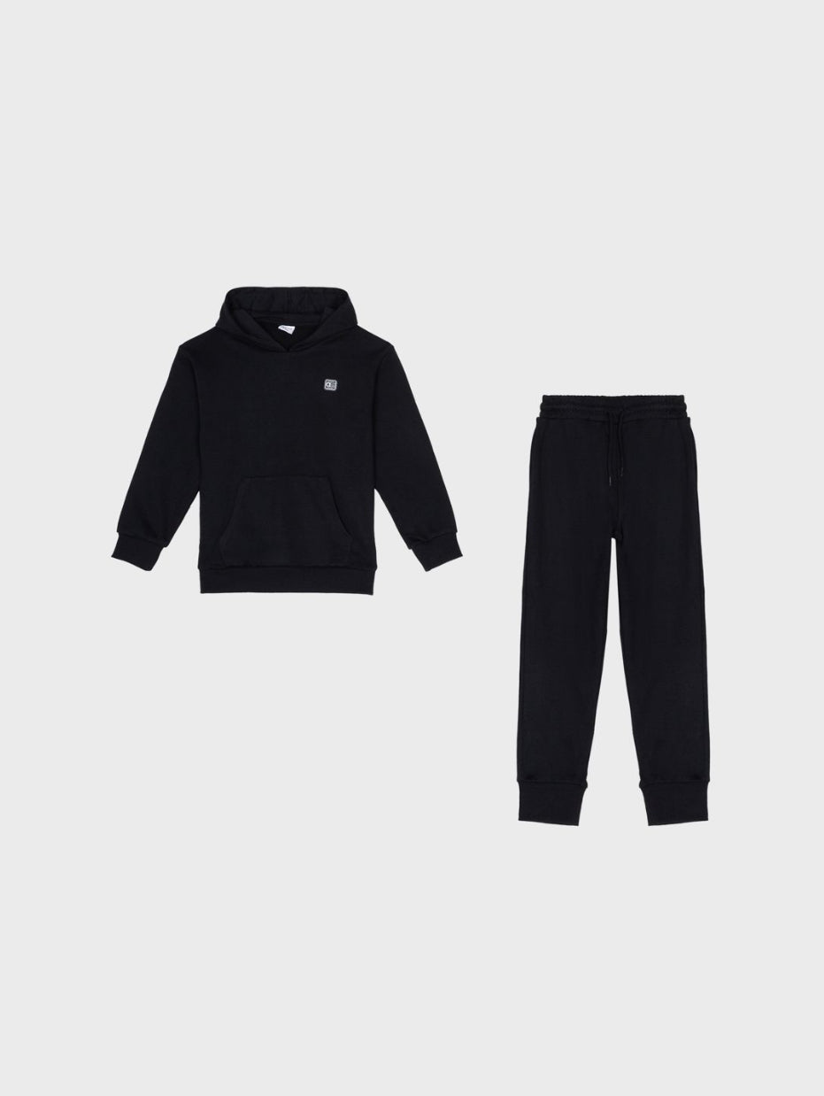 CONJUNTO CORES DOS PIEZAS NEGRO ATIVO NIÑO