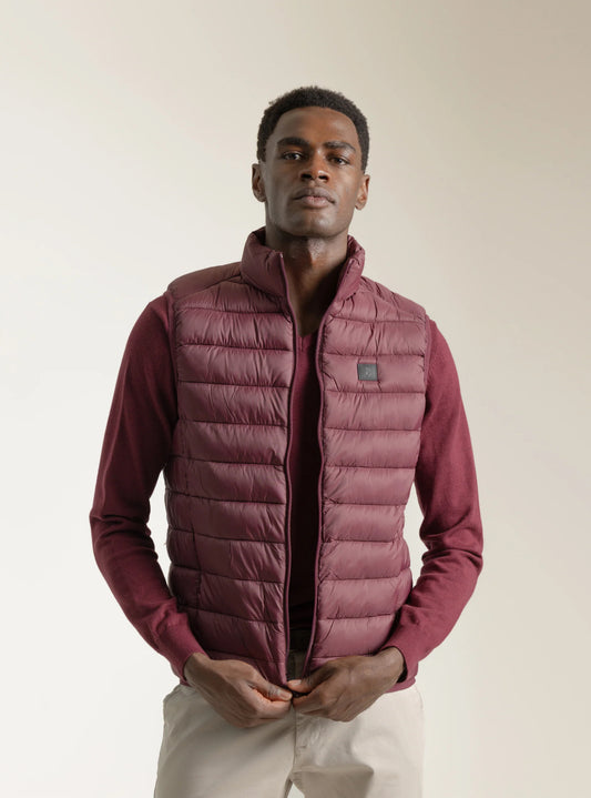 CHALECO ACOLCHADO ULTRA LIGHT BURDEOS PUROEGO