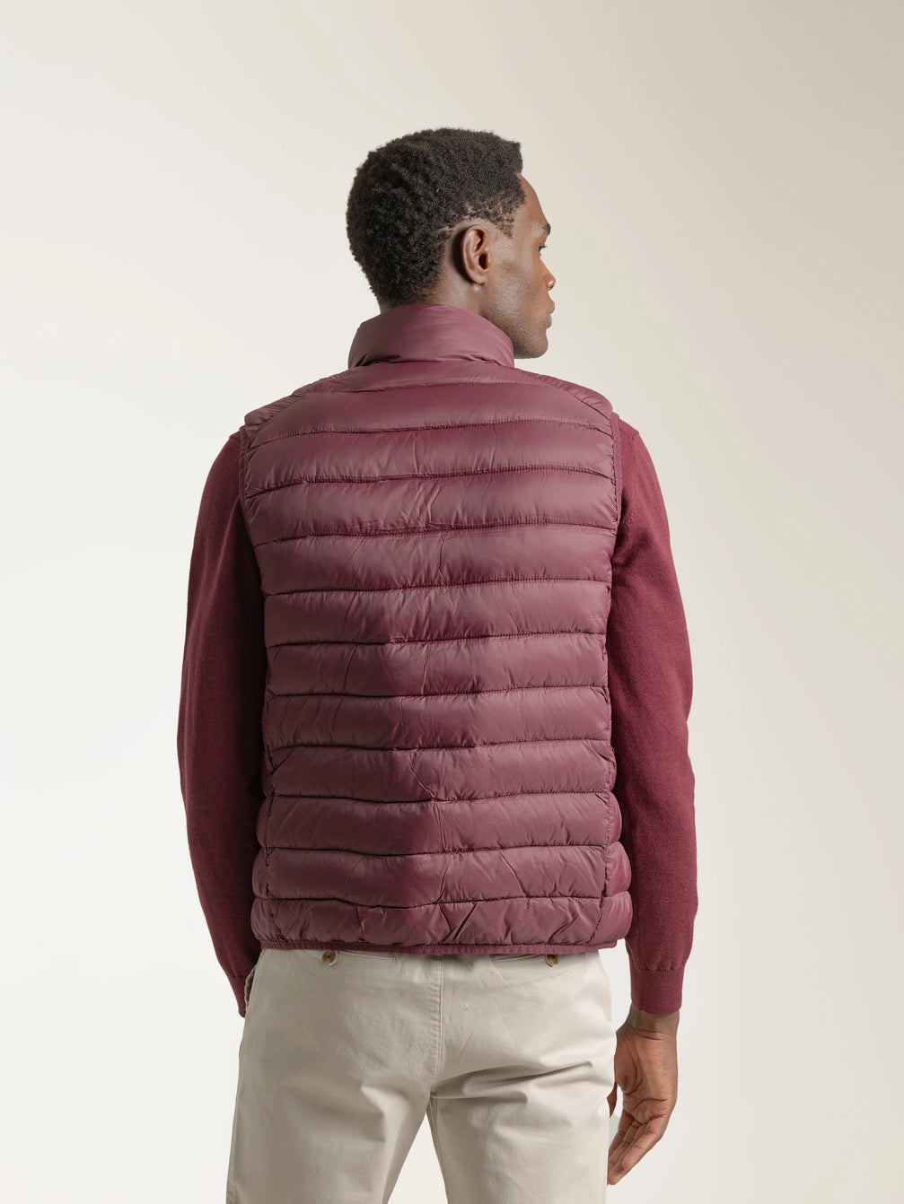 CHALECO ACOLCHADO ULTRA LIGHT BURDEOS PUROEGO