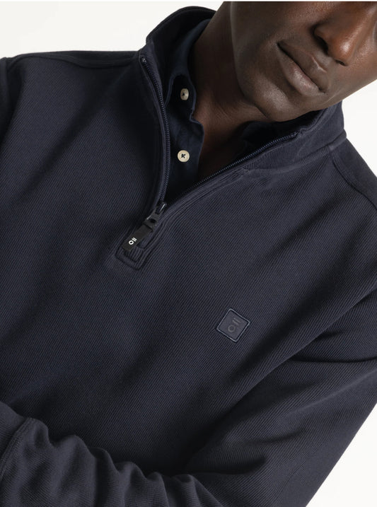SUDADERA CUELLO CREMALLERA MARINO PUROEGO