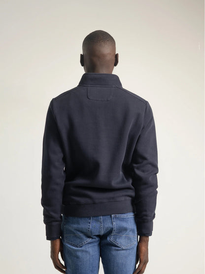 SUDADERA CUELLO CREMALLERA MARINO PUROEGO