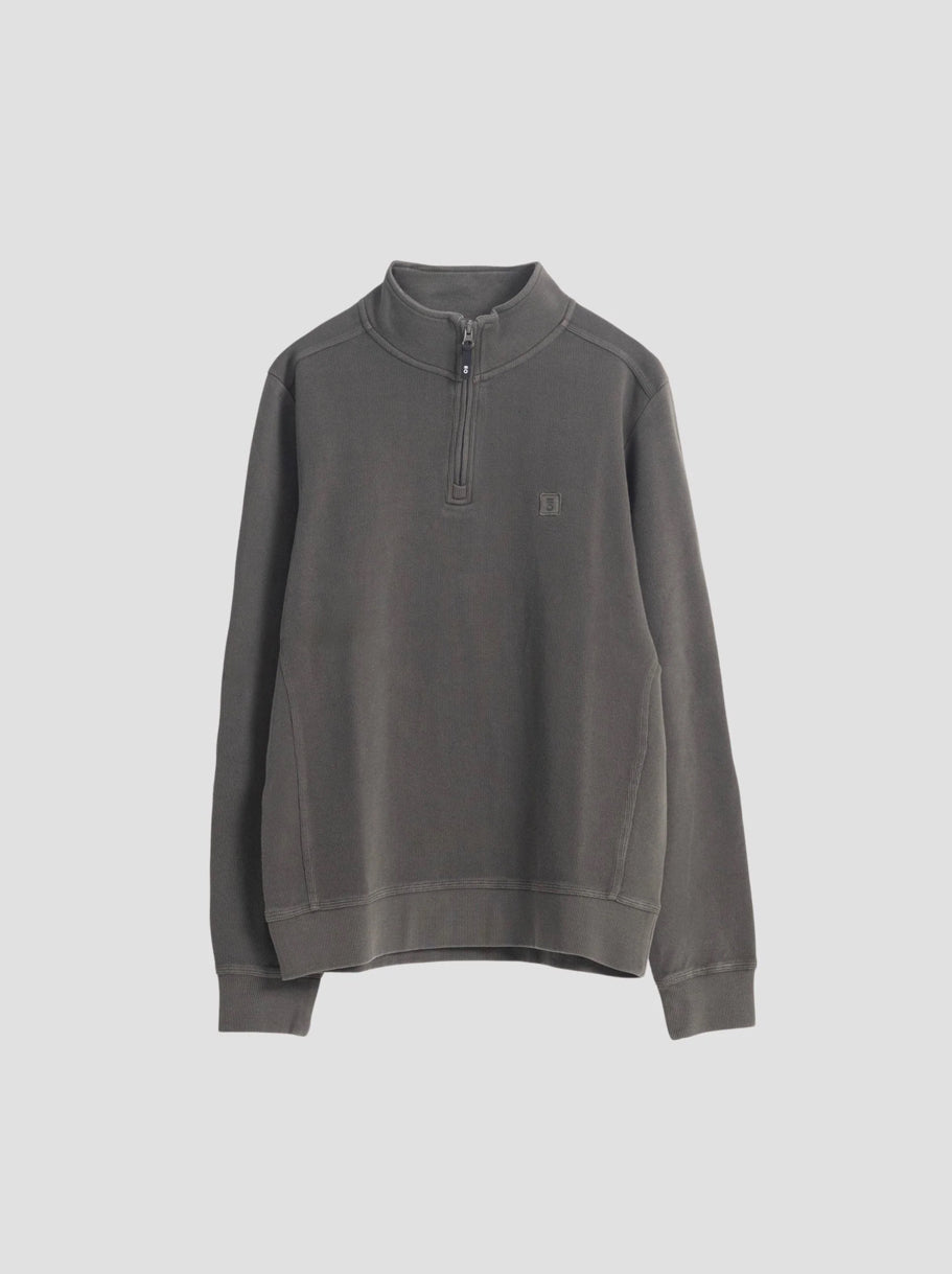 SUDADERA CUELLO CREMALLERA VERDE PUROEGO