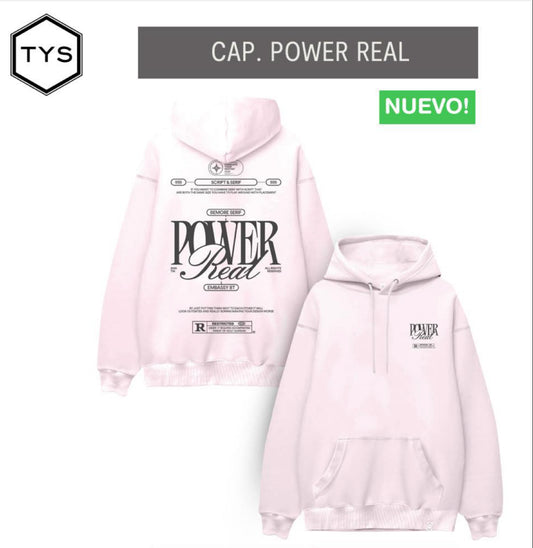 SUDADERA CAP POWER REAL TYS