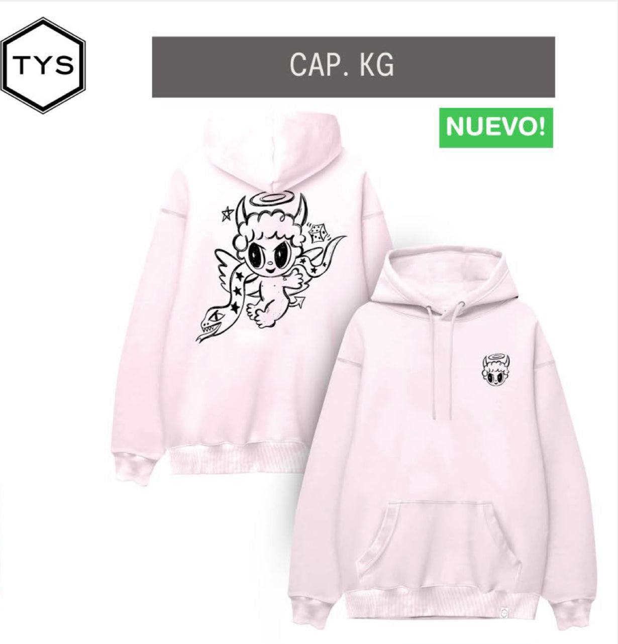 SUDADERA CAP KG TYS