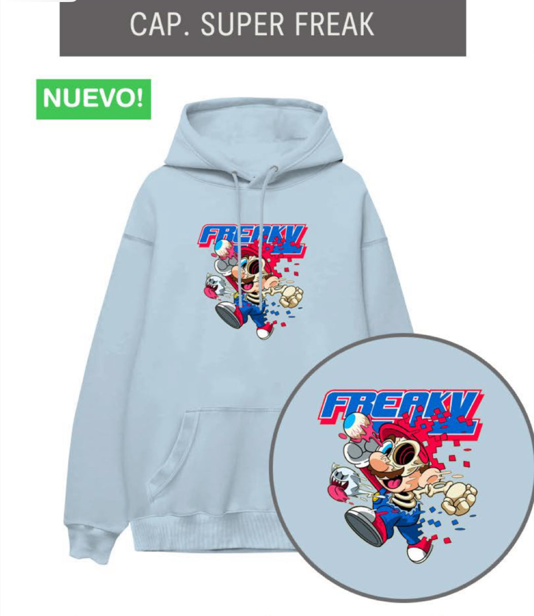 SUDADERA CAP SUPER FREAK TYS