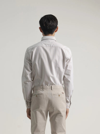 CAMISA OXFORD RAYA CUBIERTA ARENA PUROEGO