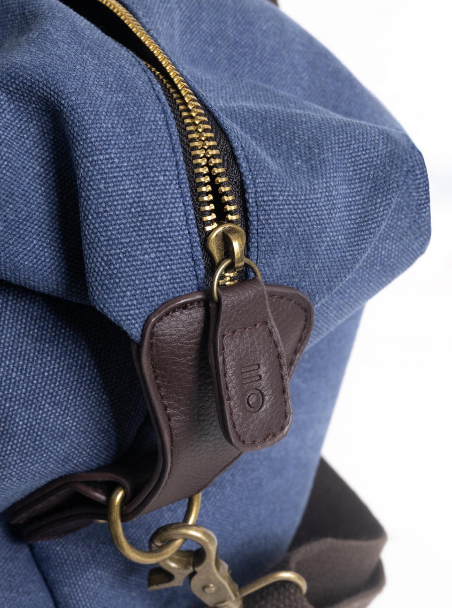 BOLSO DE VIAJE AZUL ÍNDIGO PUROEGO