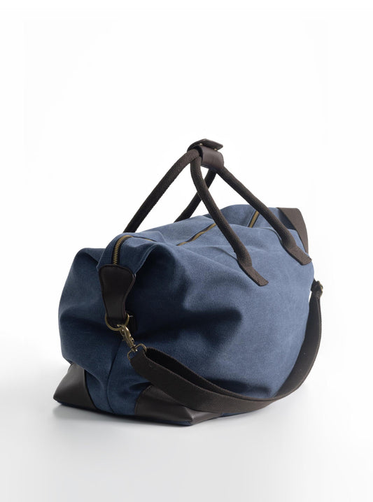 BOLSO DE VIAJE AZUL ÍNDIGO PUROEGO