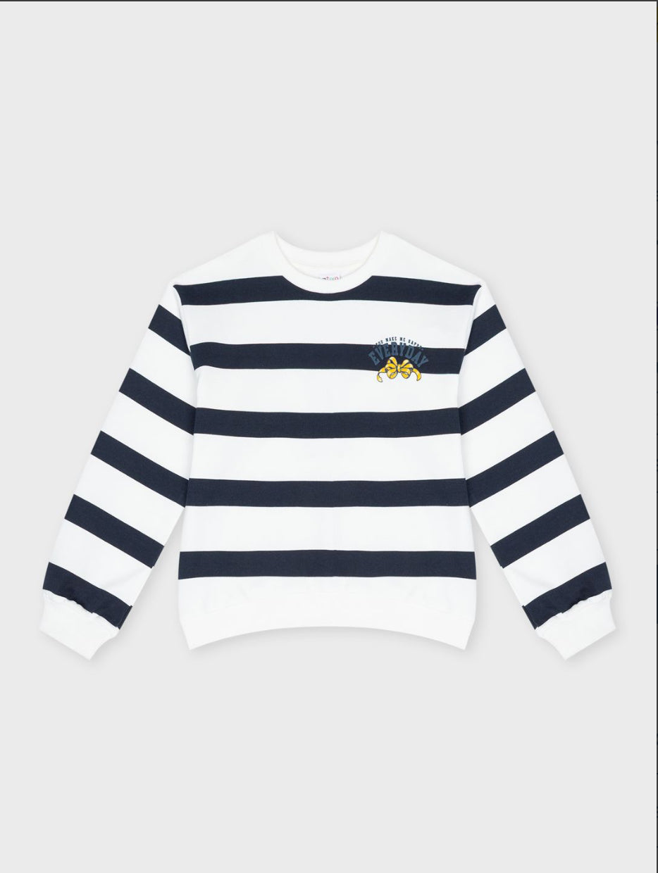 SUDADERA RAYAS ATIVO NIÑA