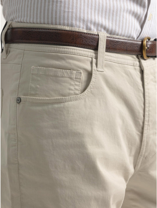 PANTALON 5 BOLSILLOS MARFIL PUROEGO