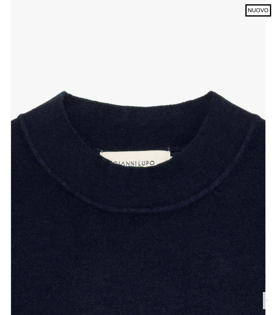 JERSEY C/PERKING AZUL OSCURO GIANNI LUPO