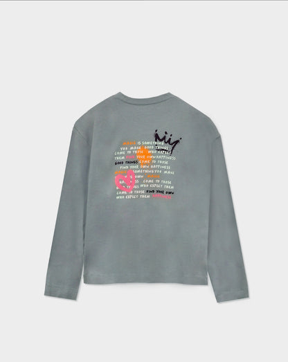 7025 CAMISETA OVERSIZE CHICA LAGO MAYORAL