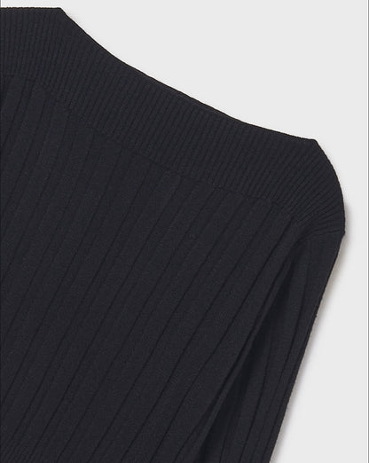 7313 JERSEY DETALLES CANALÉ CHICA NEGRO MAYORAL