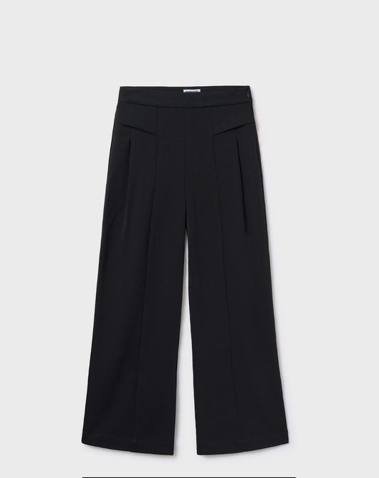 7572 PANTALON ACAMPANADO CHICA NEGRO MAYORAL