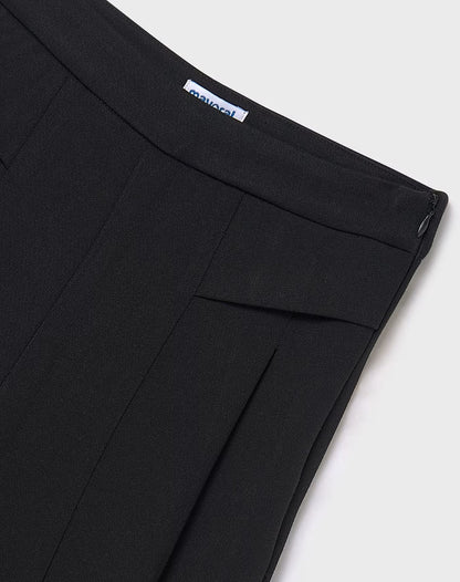 7572 PANTALON ACAMPANADO CHICA NEGRO MAYORAL